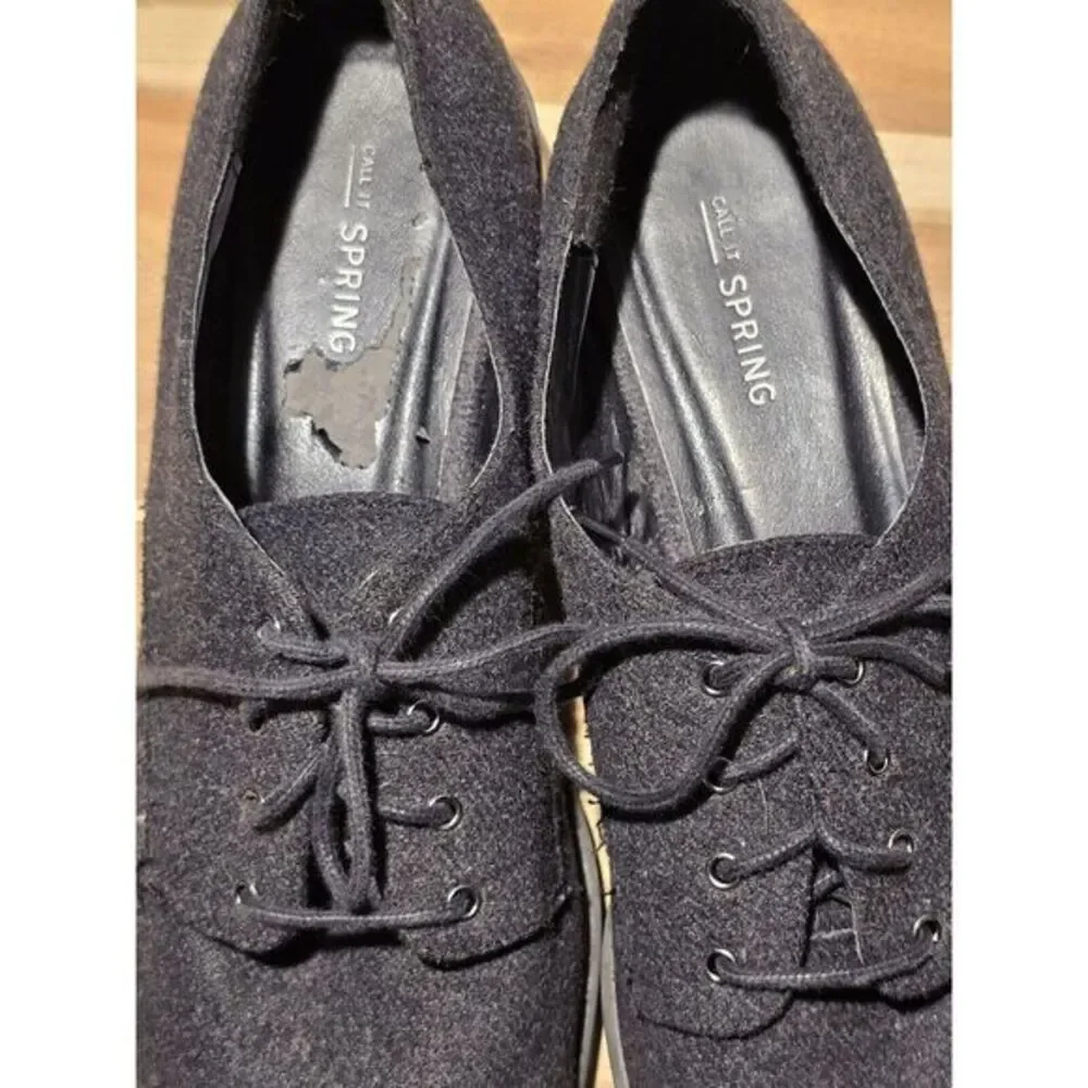 CALL IT SPRING Gray‎ Men's Oxford Dress Shoes Size 10